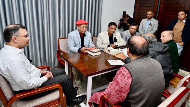 তারেক রহমানের সঙ্গে জাতীয় প্রেসক্লাব নেতাদের সাক্ষাৎ, গণমাধ্যম ও সমসাময়িক রাজনীতি নিয়ে মতবিনিময়